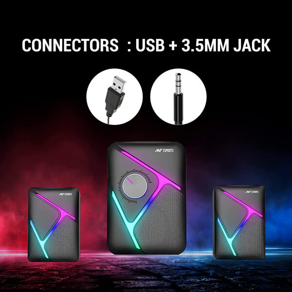 Ant Esports GS270 2.1 RGB Stereo Gaming Speaker